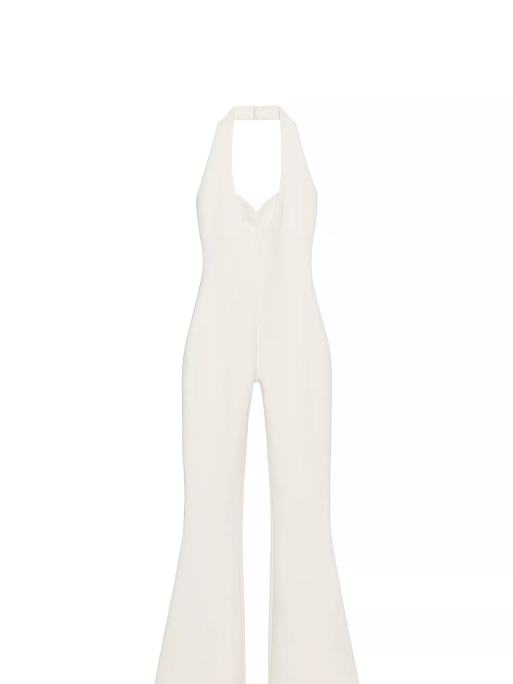 Women's Cream Halter Jumpsuit